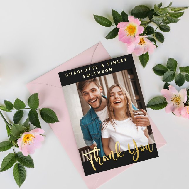   Minimalist Script Personalised Wedding Thank You (Creator Uploaded)