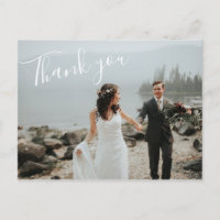 Minimalist Script | Photo Simple Modern Thank you