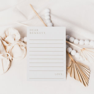 Minimalist Script Time Capsule Baby Shower Cards
