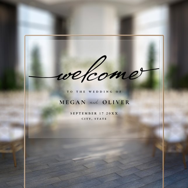Minimalist Script Wedding Welcome (Creator Uploaded)