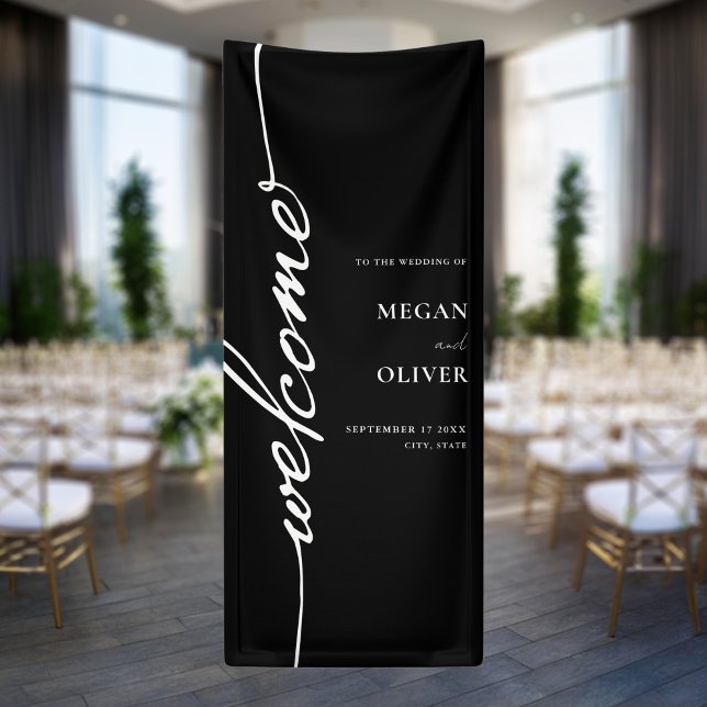 Minimalist Script Wedding Welcome Banner (Creator Uploaded)