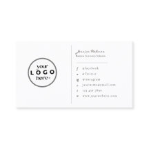 Minimalist Script White Custom Corporate Branding