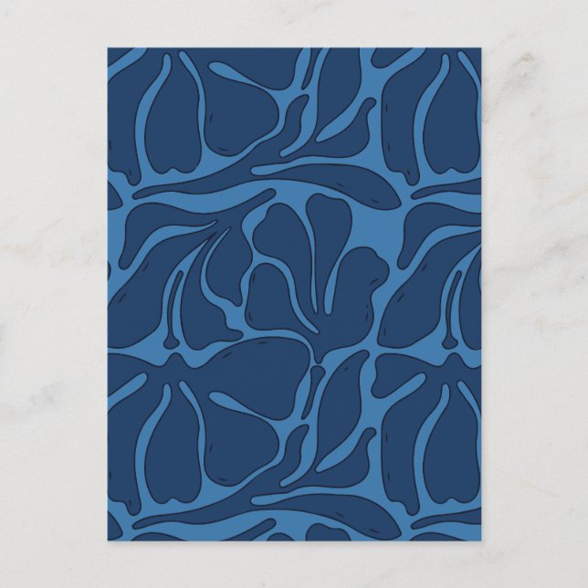Minimalist seamless abstract  holiday postcard (Front)