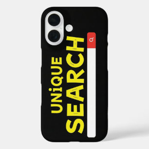 Minimalist Search Bar iPhone 16 Case