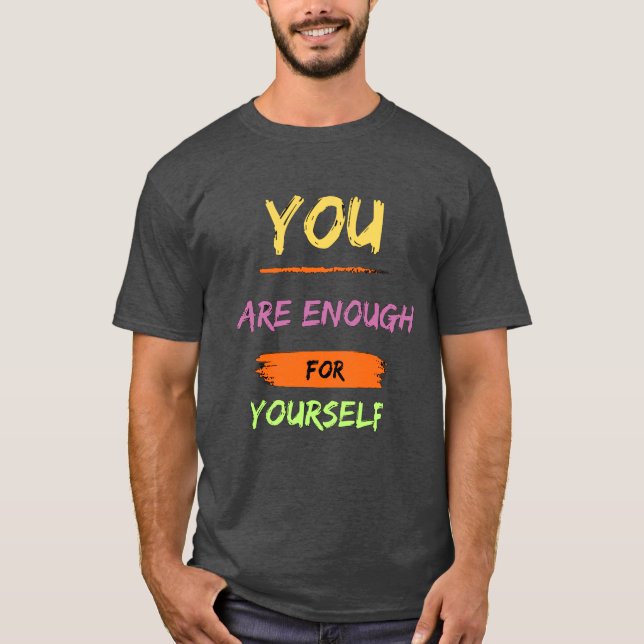 Minimalist Self-Worth T-Shirt (Front)