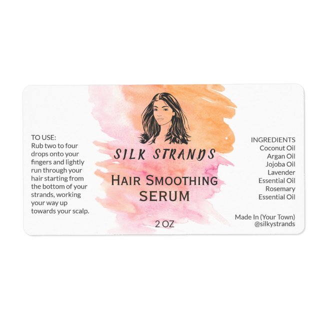 Minimalist Serum Labels (Front)
