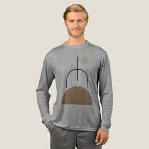 Minimalist Shapes Artwork Men's Tri-blend Shirt