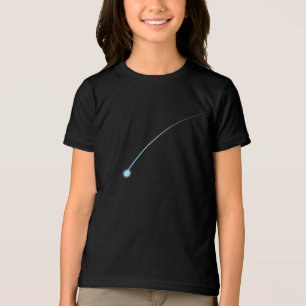 Minimalist Shooting Star Celestial Night Sky Tri-Blend Shirt