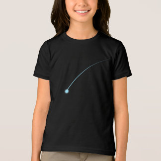 Minimalist Shooting Star Celestial Night Sky Tri-Blend Shirt