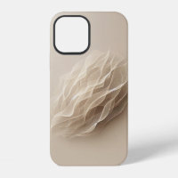 Minimalist Silk Wave Abstract Phone Case Ethereal