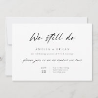 Minimalist simple 30th wedding anniversary