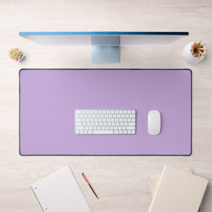 Minimalist Simple Basic Solid Colour Lavender Desk Mat