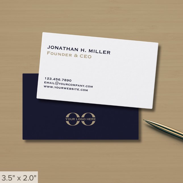 Minimalist Simple Business Logo Business Card (Creator Uploaded)