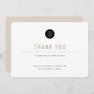 Minimalist-Simple-Business Thank You Card