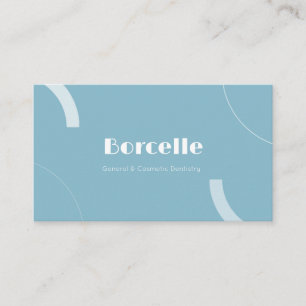 Minimalist Simple Clean Dental Appointment Business Card