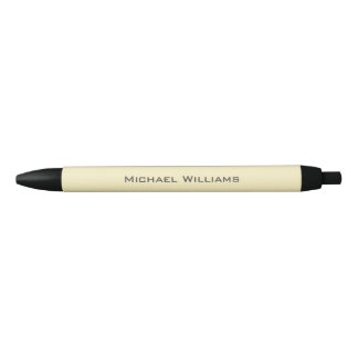 Minimalist Simple Clean Name Black Ink Pen