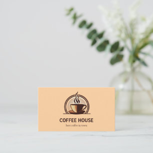 Minimalist Simple Coffee Shop business Card