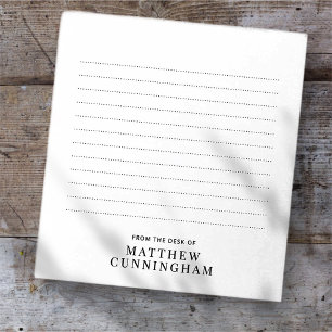 Minimalist Simple Elegant Modern Personal Custom Notepad