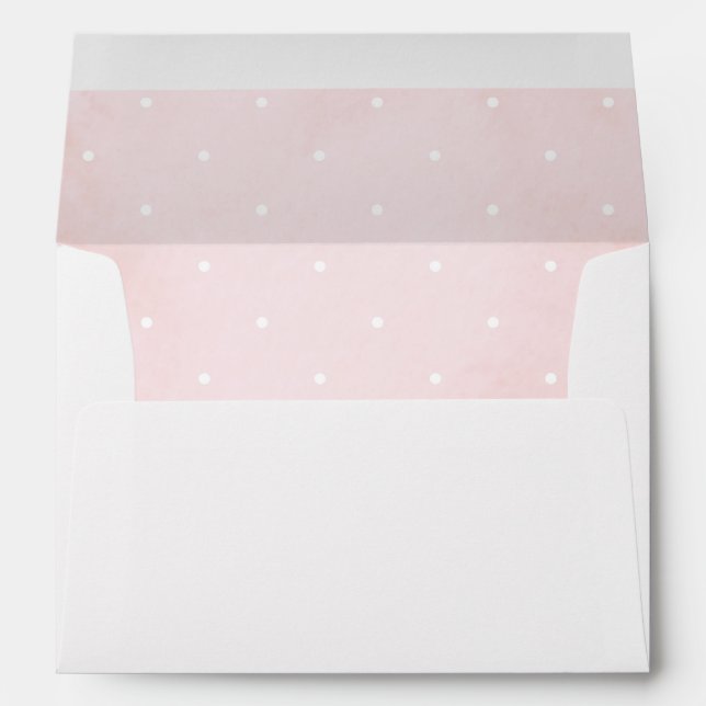 Minimalist simple elephant Baby Shower Diaper  Enc Envelope (Back (Bottom))