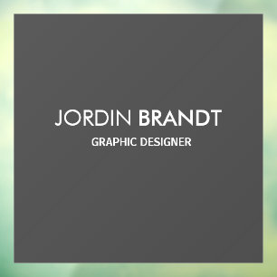 Minimalist simple grey business