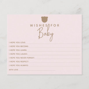 Minimalist simple modern bear Baby Shower Game