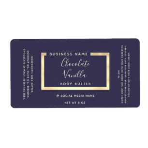 Minimalist simple modern typography gold frame  la