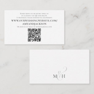 Minimalist Simple Photo QR Code Website Template