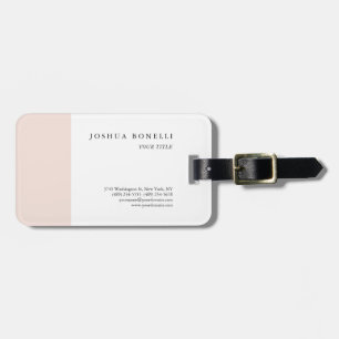 Minimalist Simple Professional Remarkable Luggage Tag