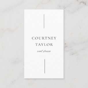 Minimalist simple professional with QR code Business Card