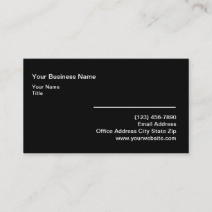 Minimalist Simple Rounded Corner Business Cards