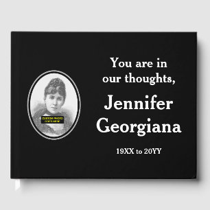 Minimalist & Simple Sympathy Guestbook