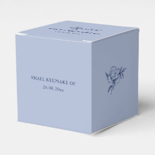 Minimalist Sketched Wedding Flowers  Favour Box
