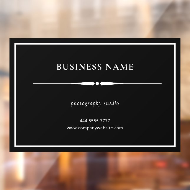 Minimalist Small Business Name Black and White (Sheet 2)