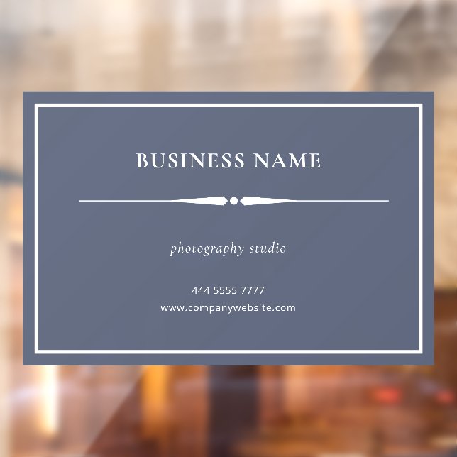 Minimalist Small Business Name Dusty Blue Grey (Sheet 2)