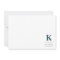 Minimalist Smoke Green Modern Large Initial