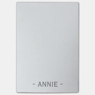 Minimalist Snow White Customisable 4" x 6" Post-it Notes