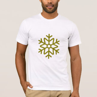 Minimalist Snowflake Graphic T-Shirt