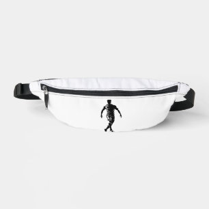 Minimalist Soccer Player Silhouette Art Fanny Pack
