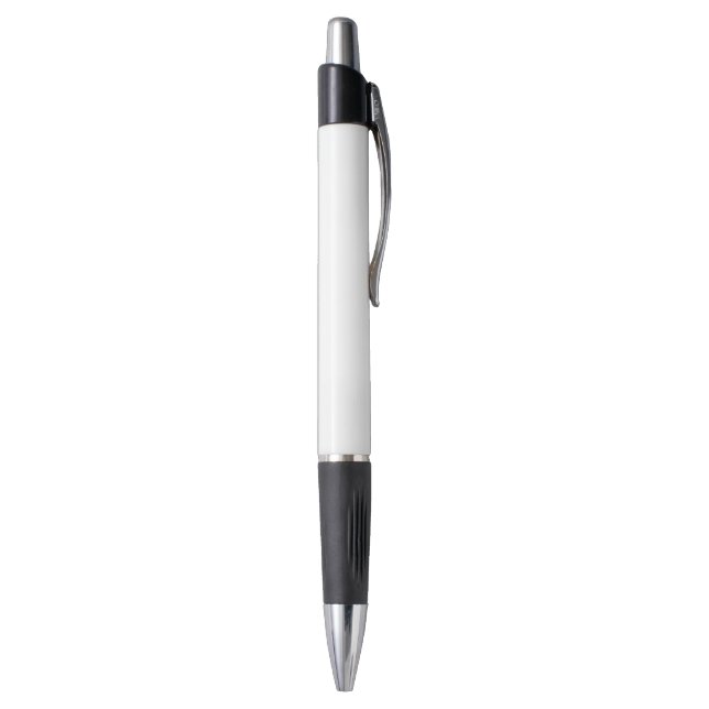 Minimalist Solid Color Pen - White  (Bottom (Vertical))