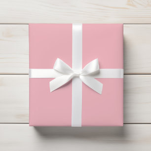 Minimalist Solid Soft Pastel Pink Wrapping Paper