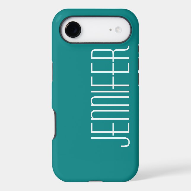 Minimalist Southwest Turquoise, Jumbo Name (Back)