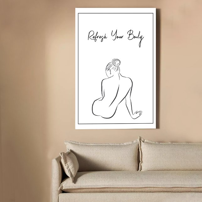 Minimalist Spa Decor Print (Creator Uploaded)