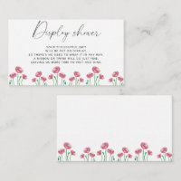 Minimalist spring Display shower 