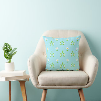 Minimalist Spring Floral Pattern Cushion