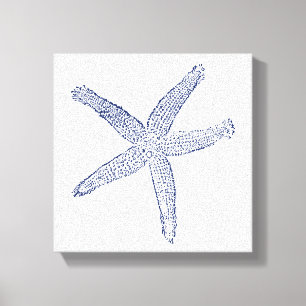 Minimalist Starfish Canvas Print