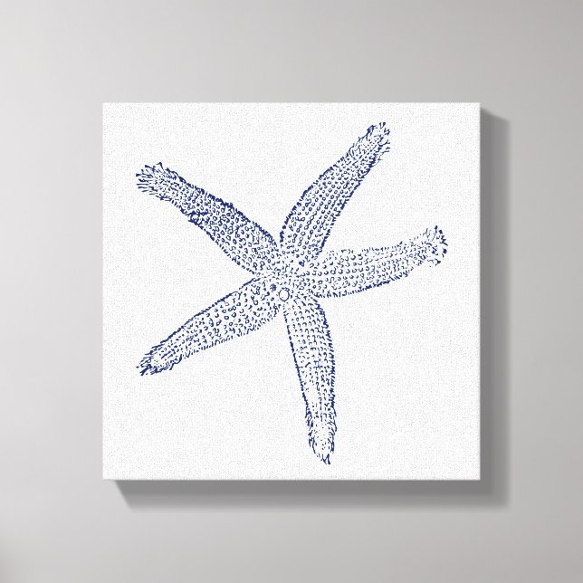 Minimalist Starfish Canvas Print (Front)