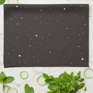 Minimalist Starry Night Sky Kitchen Towels