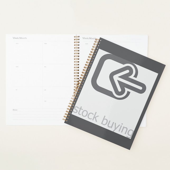 Minimalist Stock Buying Modern Financial Icon  Planner (Creator Uploaded)