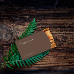Minimalist stone photography brown Business Card