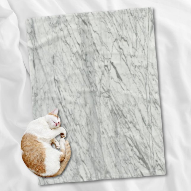 minimalist stylish modern chic grey marble fleece blanket (minimalist stylish modern chic grey marble fleece blanket)